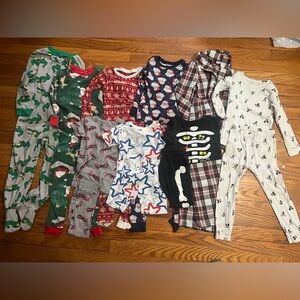 Carter's Green and Red Pajama Sets for Cozy Nights